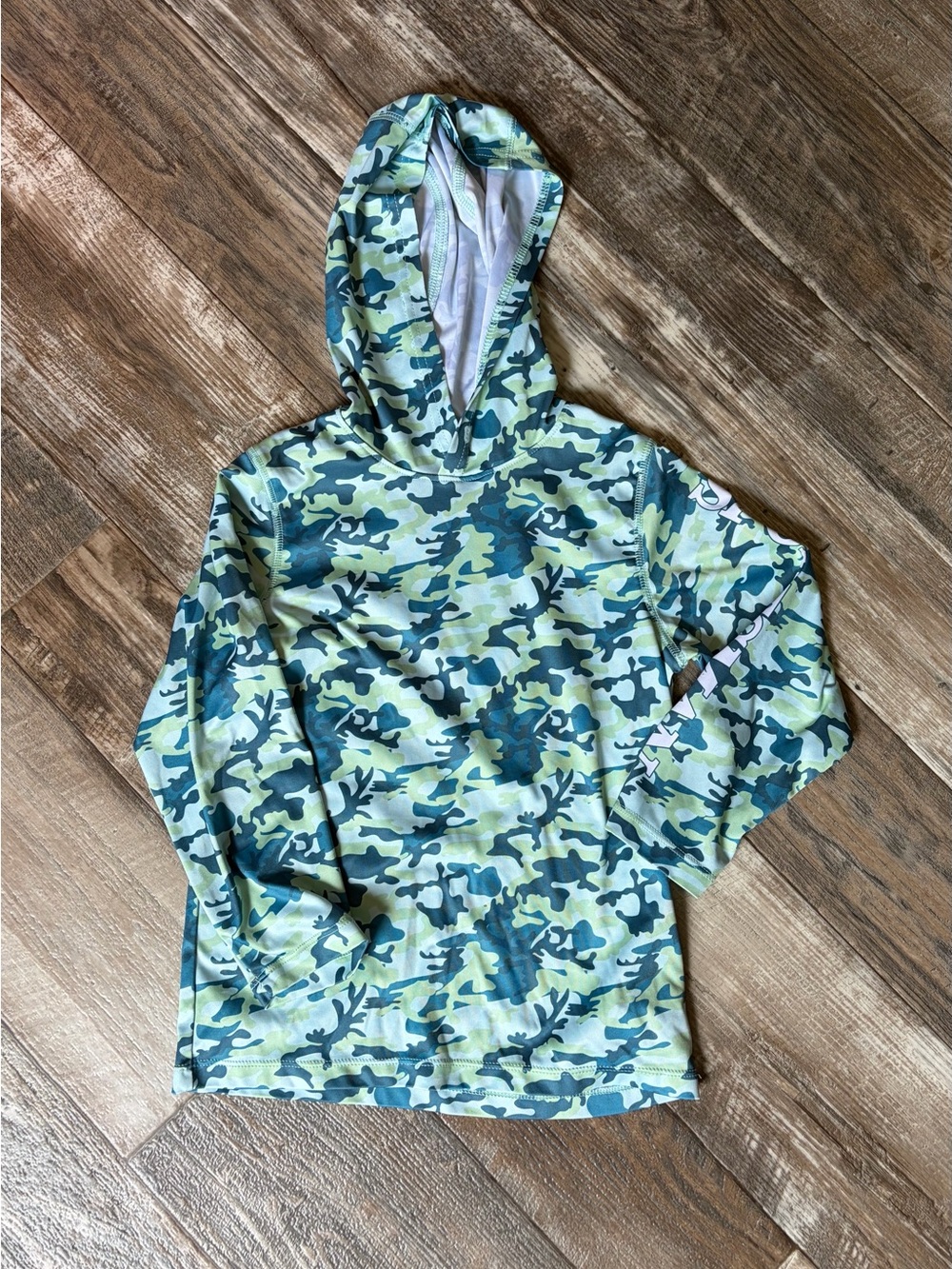 Youth Green Camo Long Sleeve Hoodie World Wide Sportsman